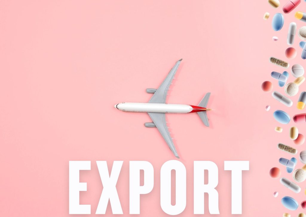 Pharmaceutical exports connecting global markets with trusted medicines and healthcare solutions.