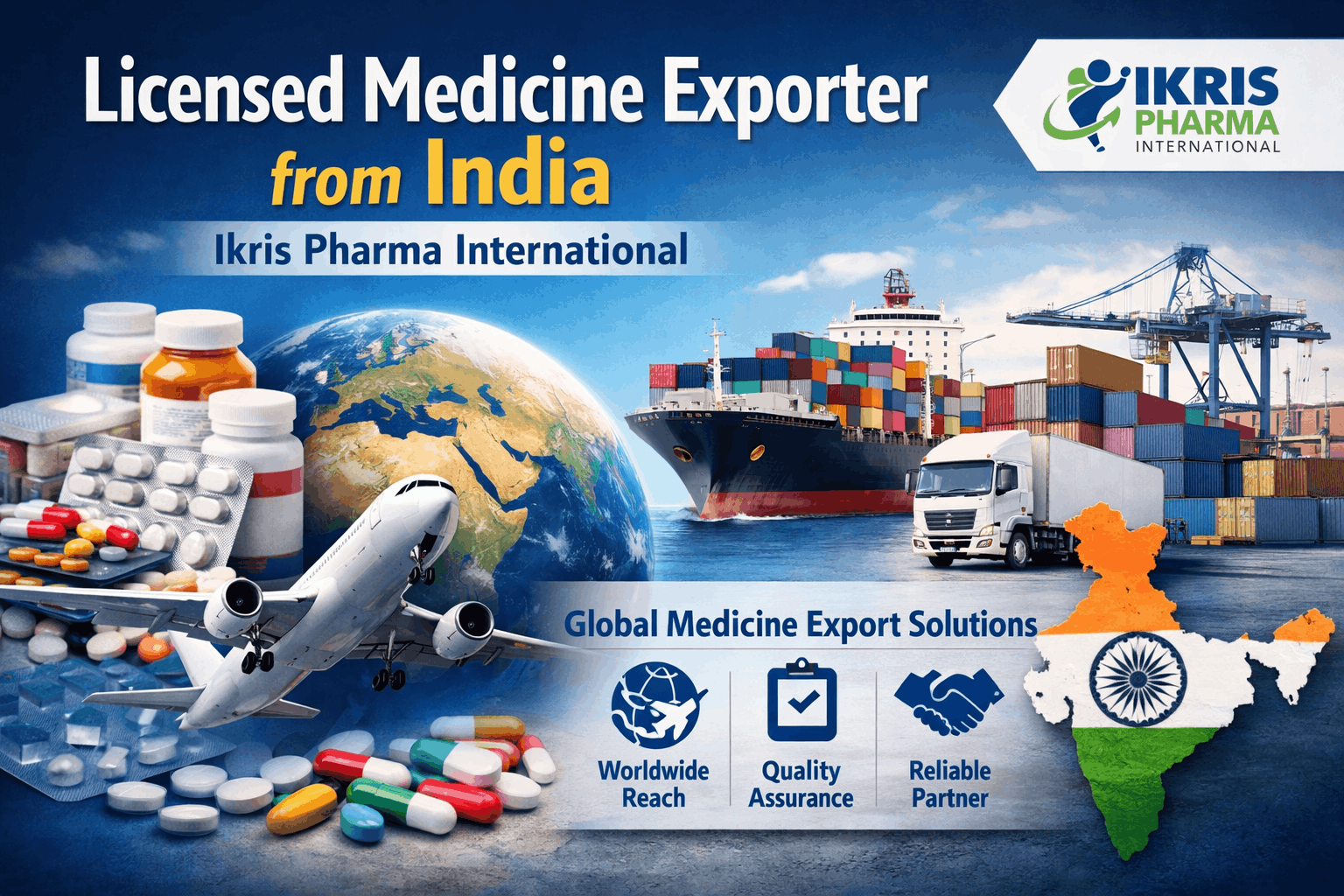 Licensed Medicine Exporter from India – Ikris Pharma International